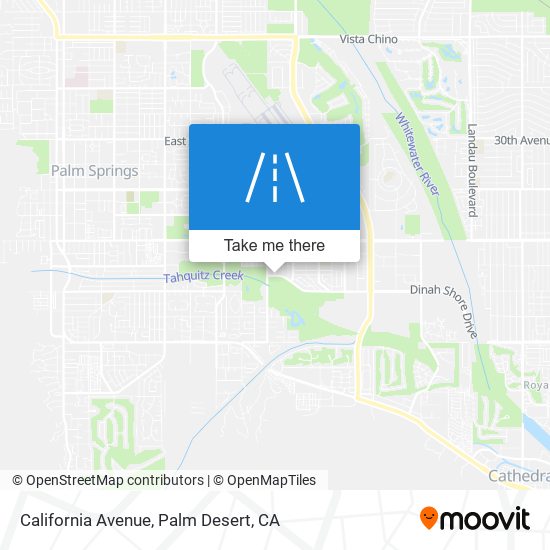 California Avenue map