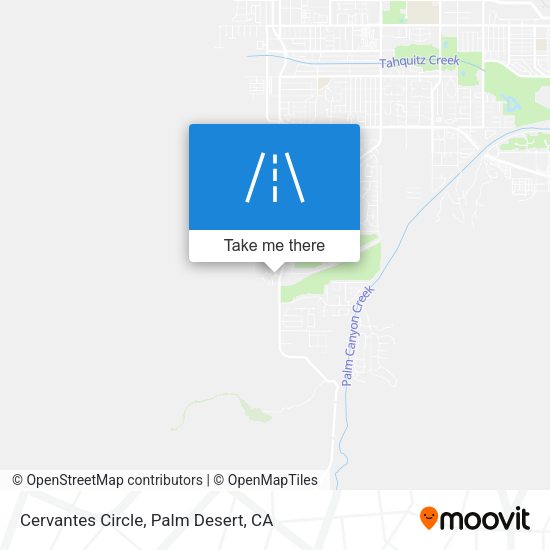 Cervantes Circle map
