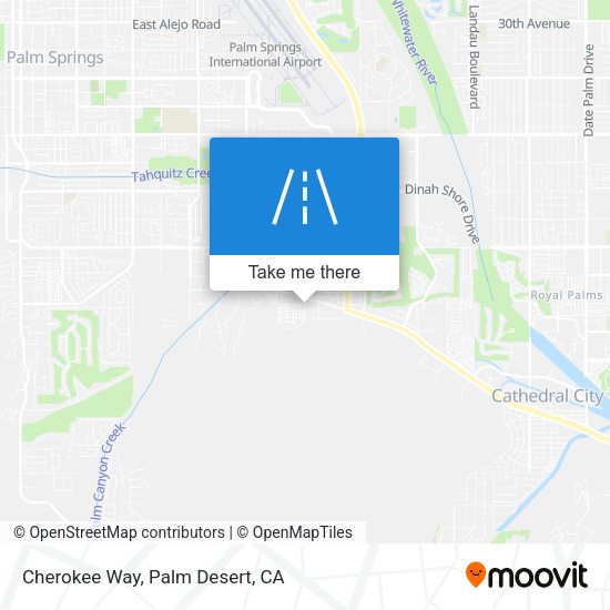Mapa de Cherokee Way