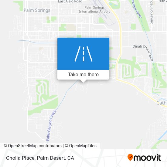 Cholla Place map