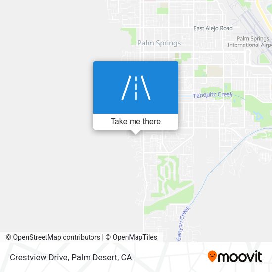 Crestview Drive map