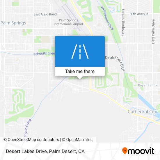 Desert Lakes Drive map