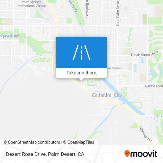 Desert Rose Drive map