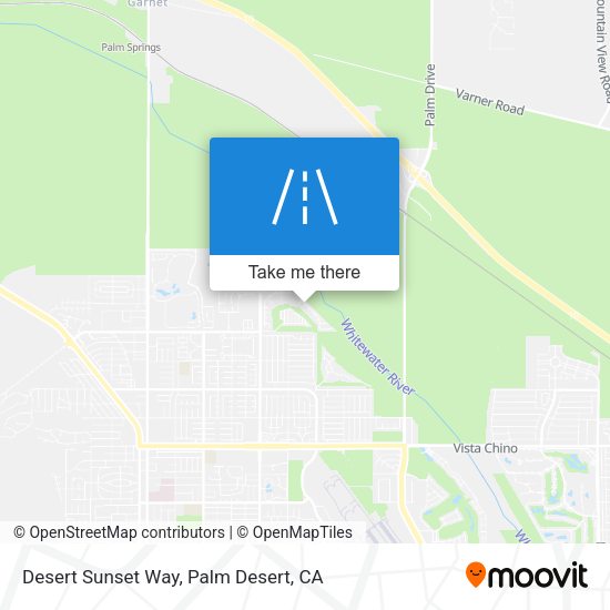 Desert Sunset Way map