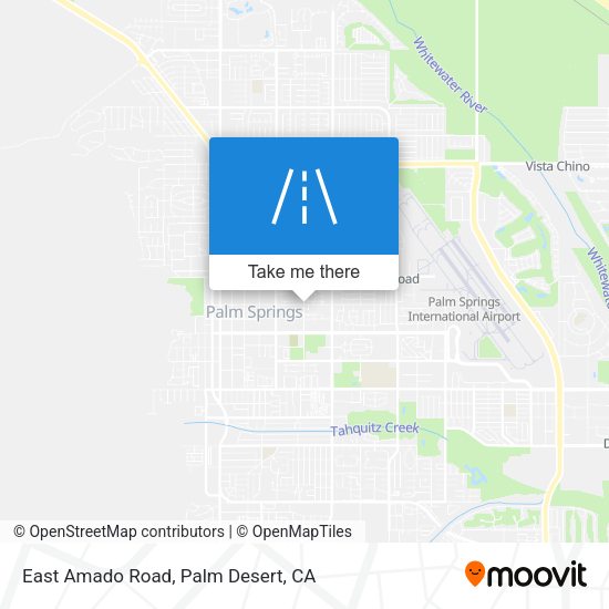 East Amado Road map