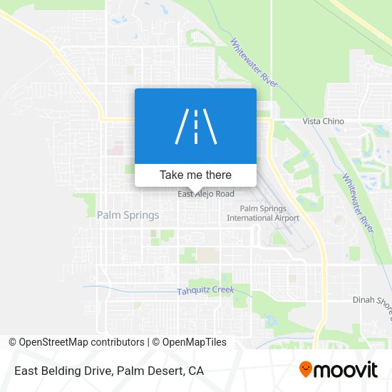 Mapa de East Belding Drive