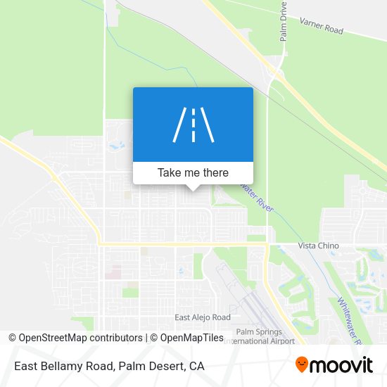East Bellamy Road map