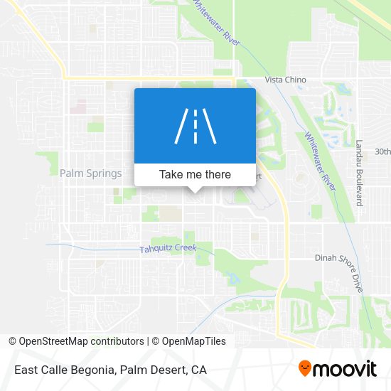 Mapa de East Calle Begonia