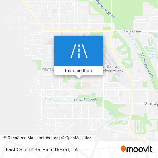 East Calle Lileta map