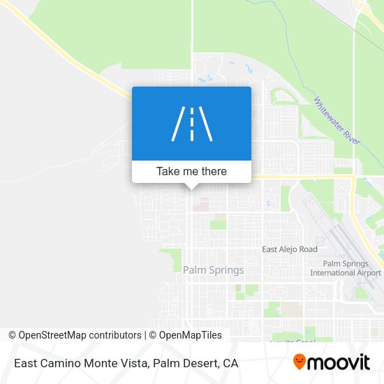 East Camino Monte Vista map