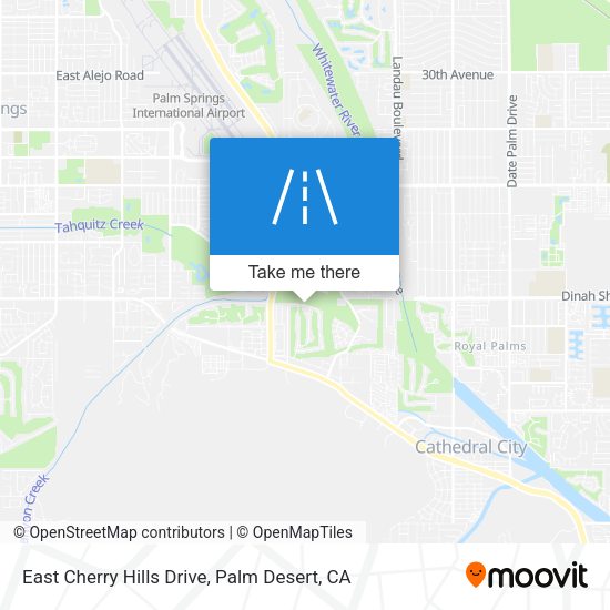 East Cherry Hills Drive map