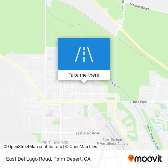 East Del Lago Road map