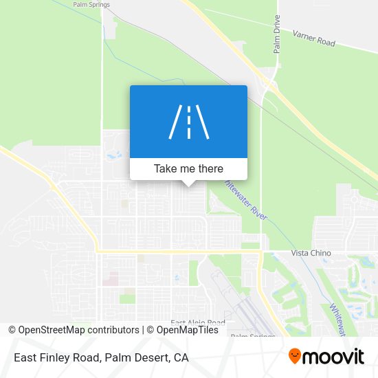 East Finley Road map