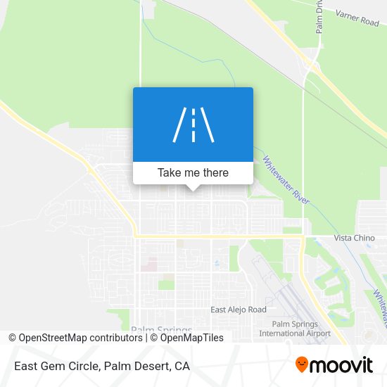 East Gem Circle map