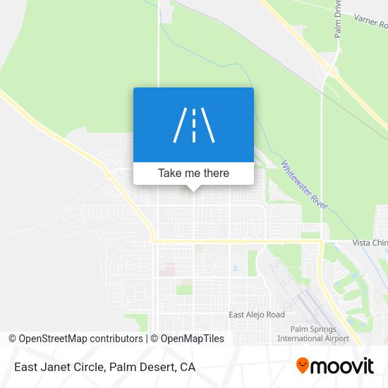 East Janet Circle map