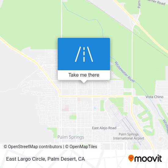 East Largo Circle map