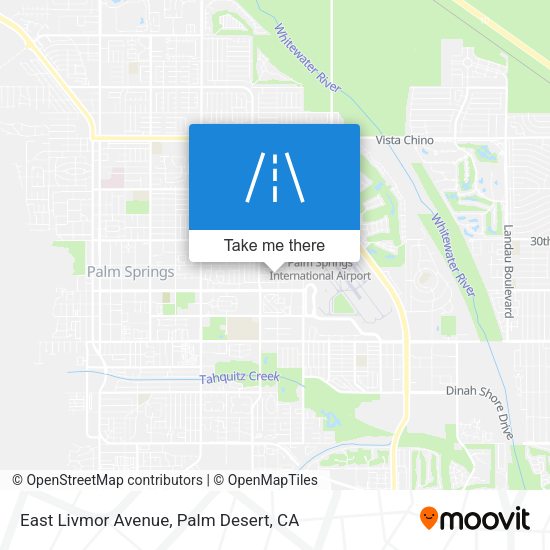 Mapa de East Livmor Avenue