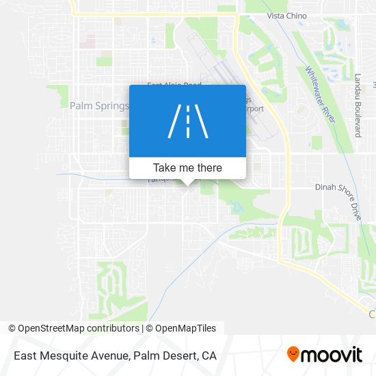 East Mesquite Avenue map