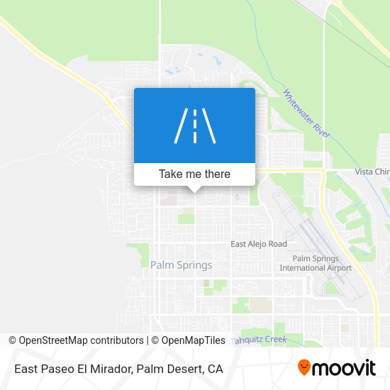 East Paseo El Mirador map