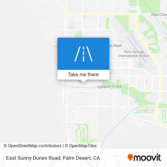 East Sunny Dunes Road map