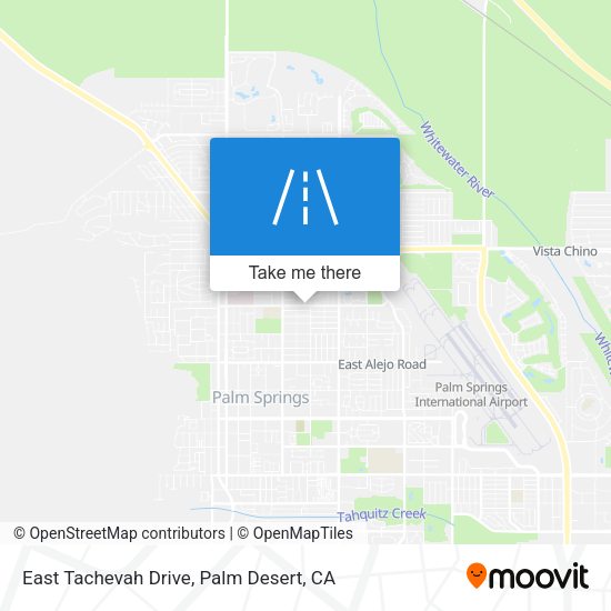 East Tachevah Drive map