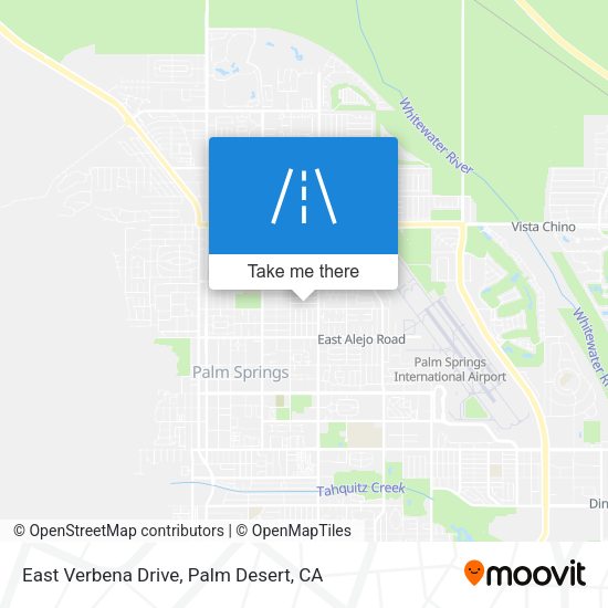 Mapa de East Verbena Drive