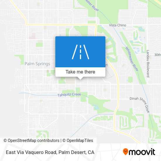 Mapa de East Via Vaquero Road