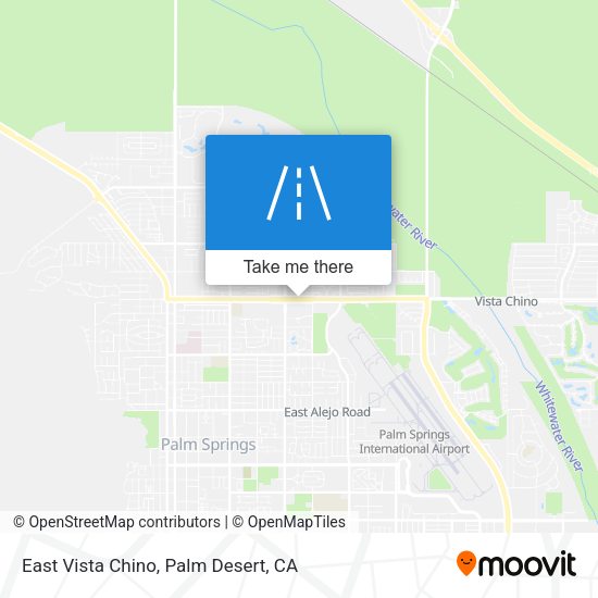 East Vista Chino map