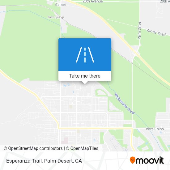 Mapa de Esperanza Trail
