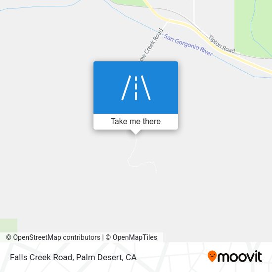 Falls Creek Road map