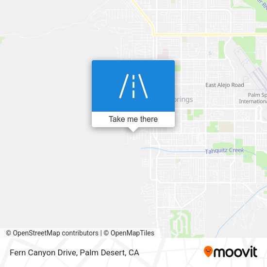 Fern Canyon Drive map