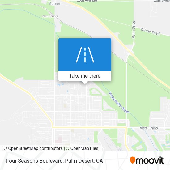 Four Seasons Boulevard map
