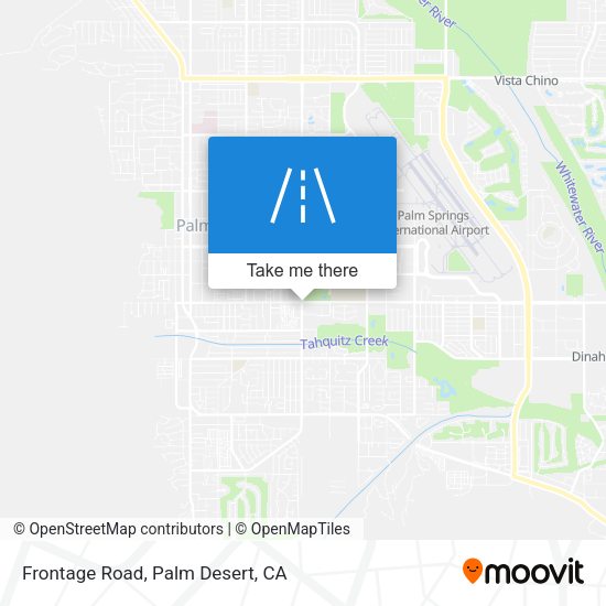 Frontage Road map