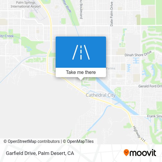 Garfield Drive map