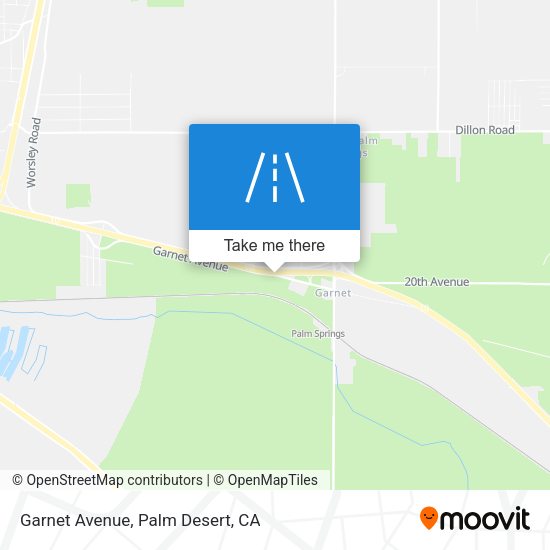 Garnet Avenue map