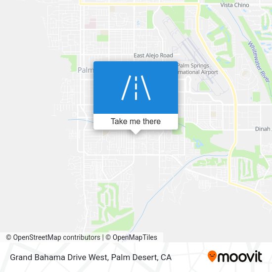 Grand Bahama Drive West map