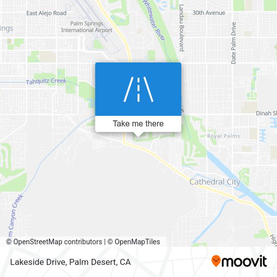 Mapa de Lakeside Drive