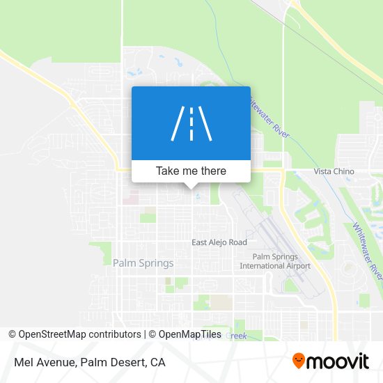 Mel Avenue map