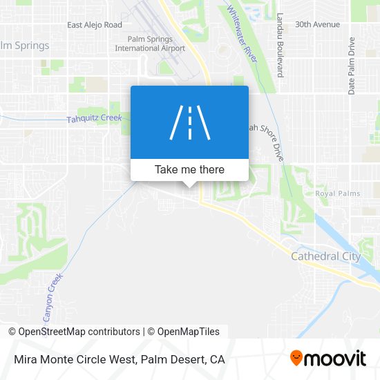 Mira Monte Circle West map