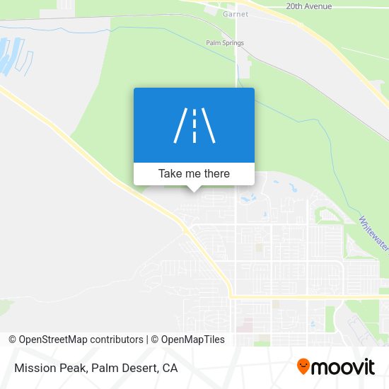 Mapa de Mission Peak