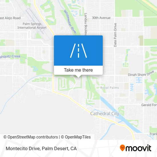 Montecito Drive map