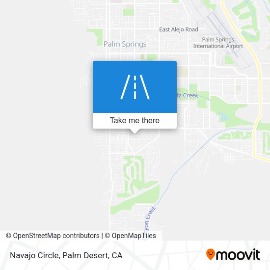 Navajo Circle map