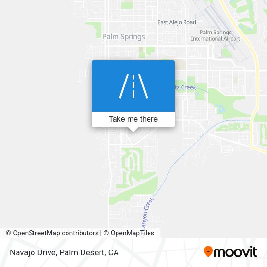 Navajo Drive map