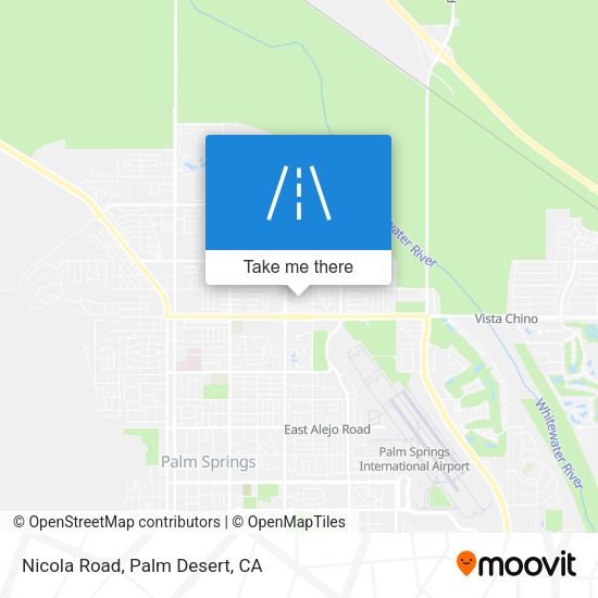 Mapa de Nicola Road