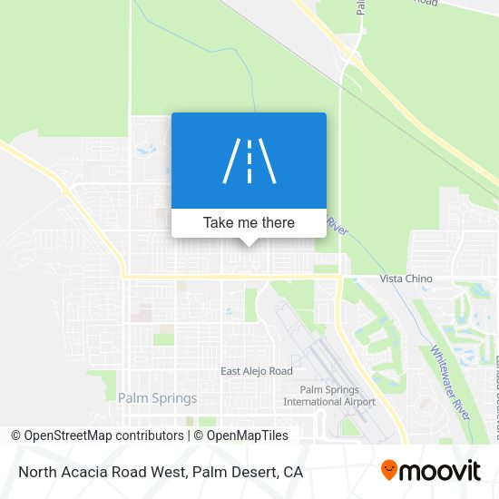 North Acacia Road West map