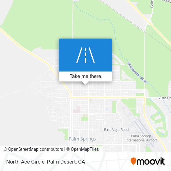 North Ace Circle map