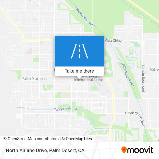North Airlane Drive map