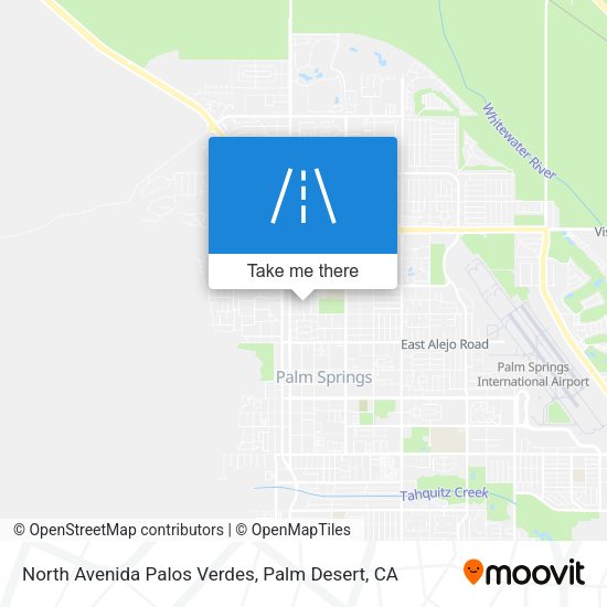 North Avenida Palos Verdes map