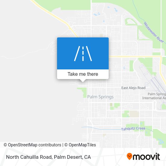 Mapa de North Cahuilla Road