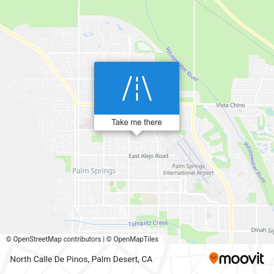 North Calle De Pinos map
